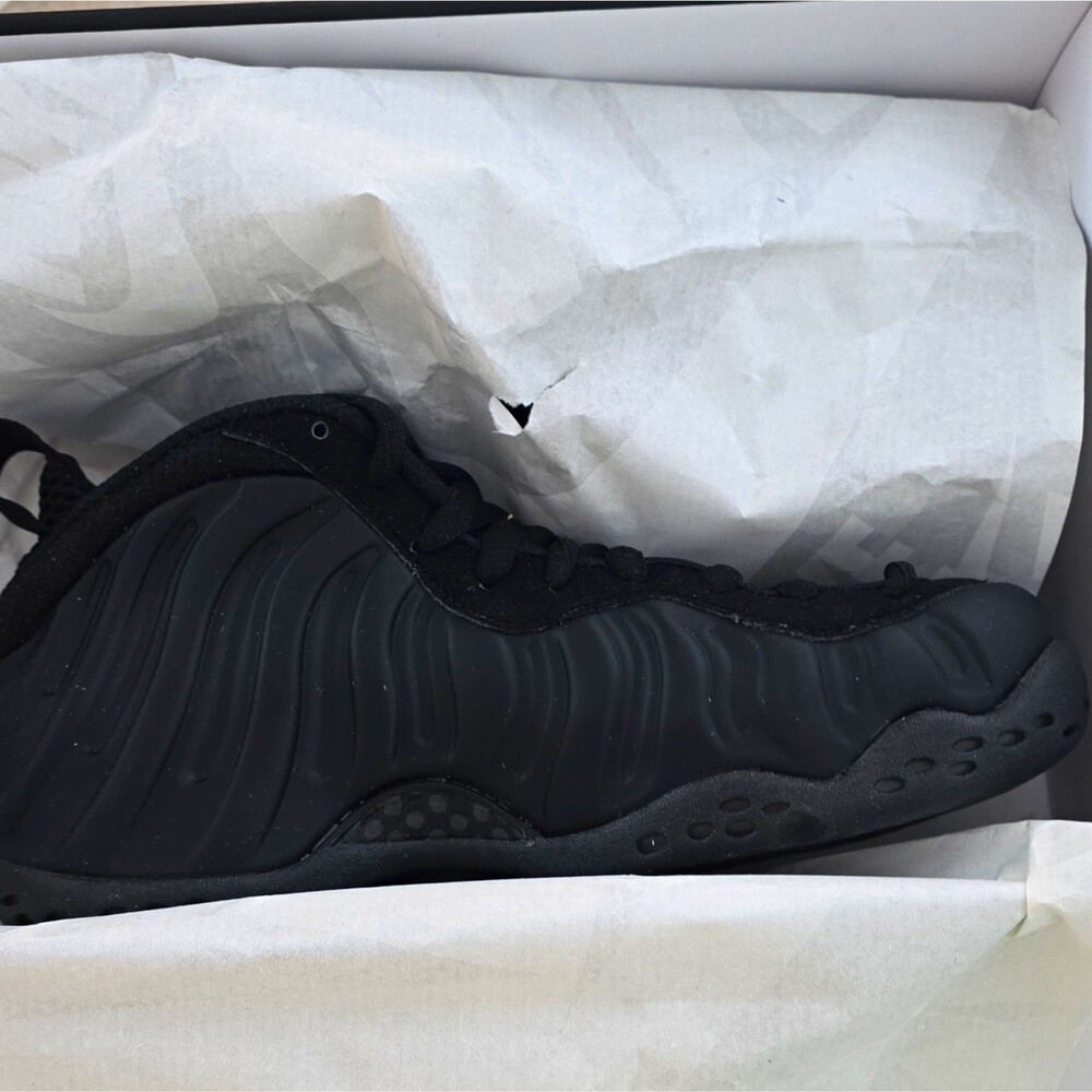 Nike Air Foamposite One (GS) Black High Top Kids Sneaker US 5 FD5855-001